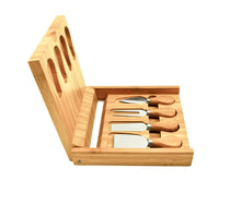 Load image into Gallery viewer, Formaggio™: Bamboo Cheese Board &amp; Tool Set
